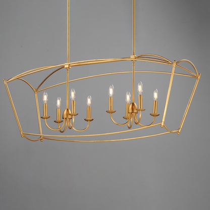 Plumette Linear Pendant Light in Detail.