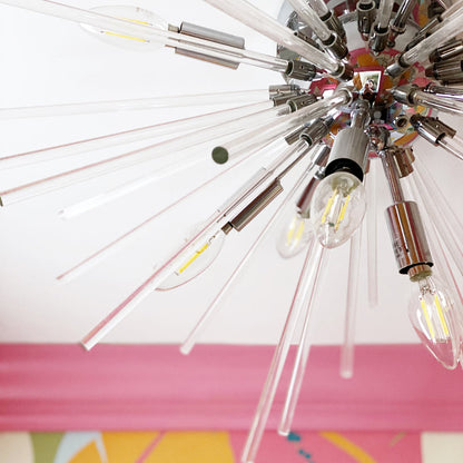 Polaris Flush Mount Ceiling Light in Detail.