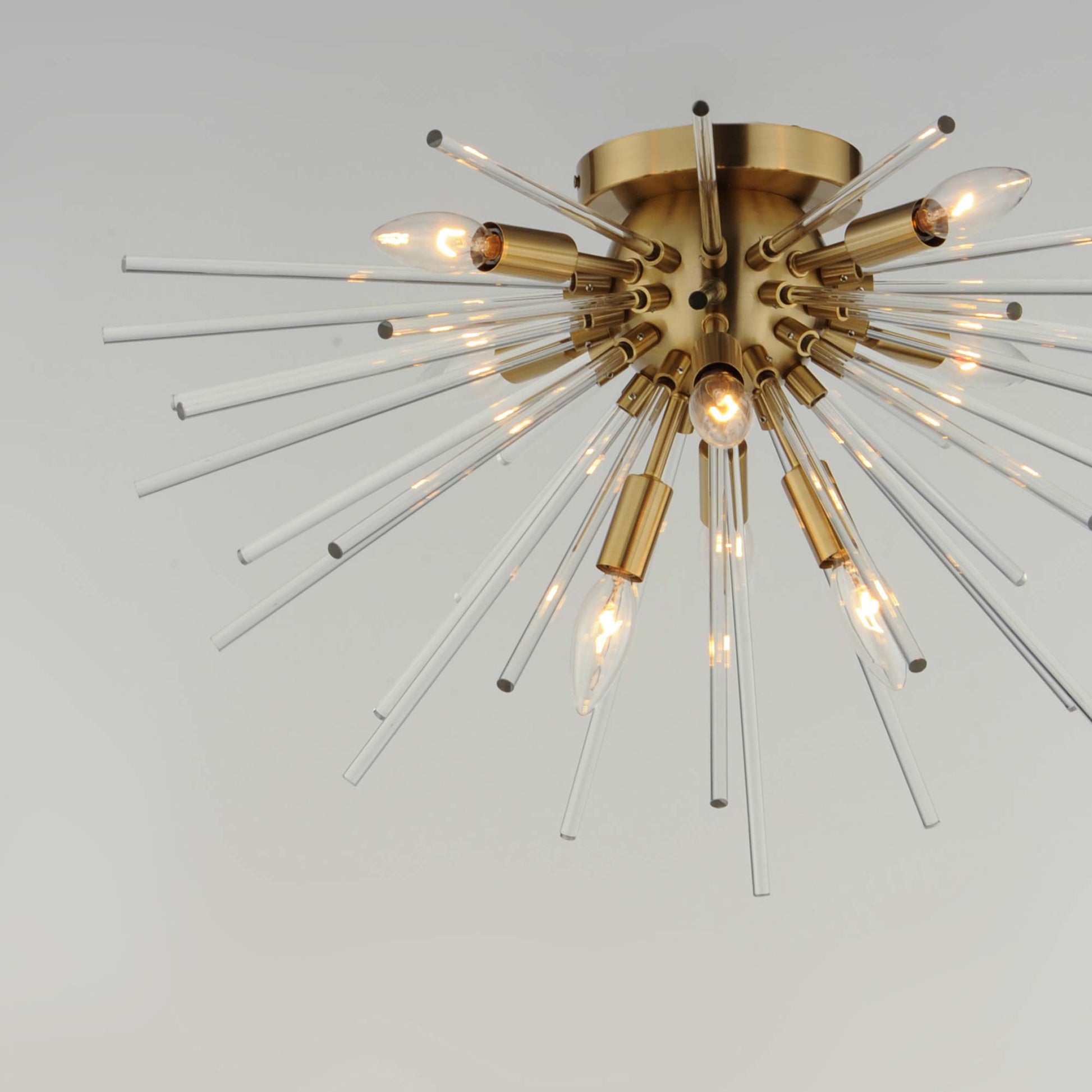 Polaris Flush Mount Ceiling Light in Detail.