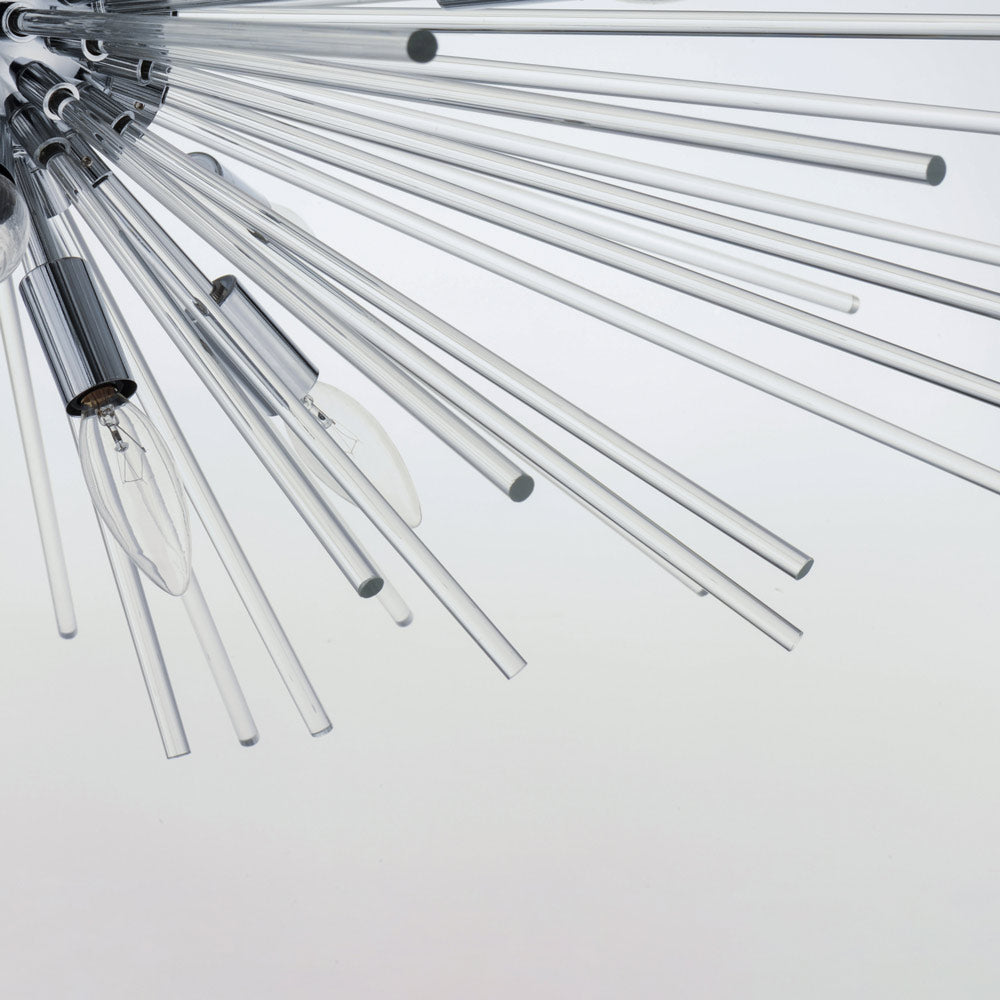 Polaris Flush Mount Ceiling Light in Detail.