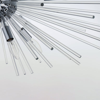 Polaris Flush Mount Ceiling Light in Detail.