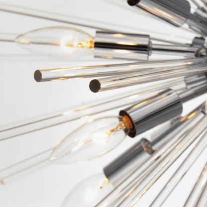 Polaris Flush Mount Ceiling Light in Detail.