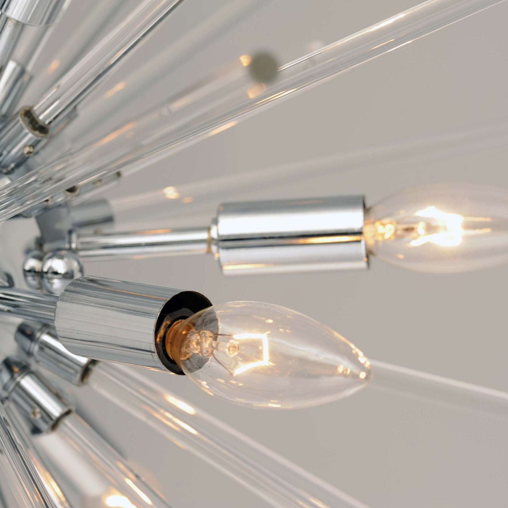 Polaris Flush Mount Ceiling Light in Detail.