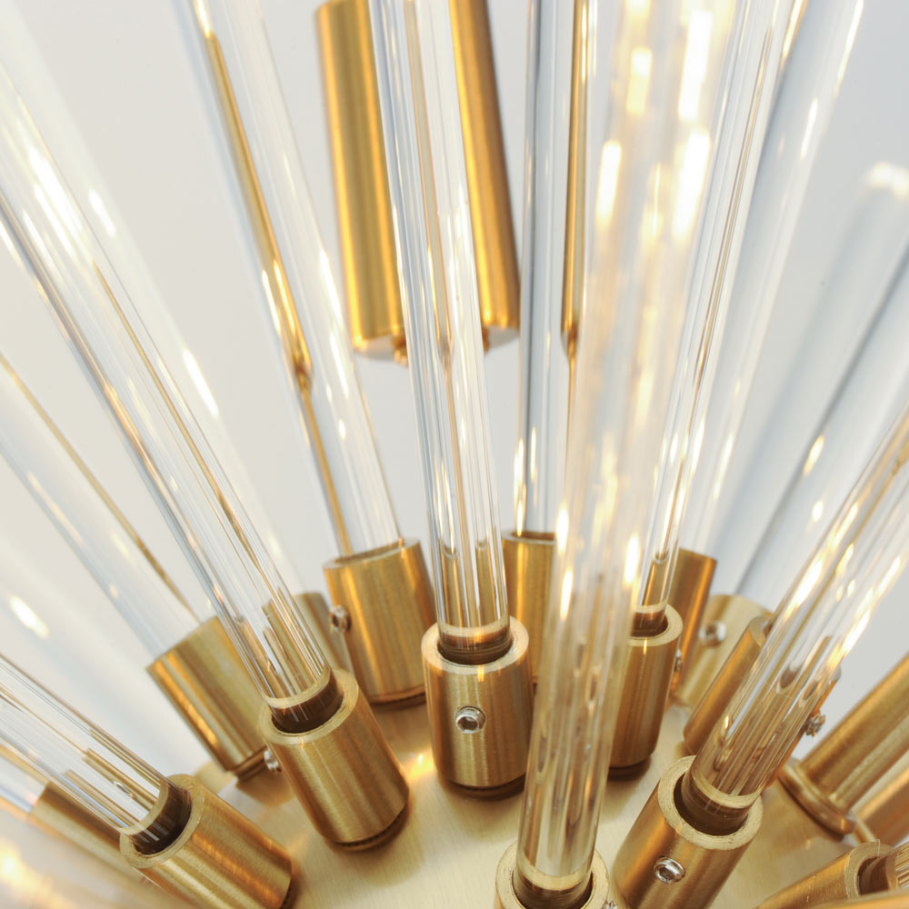 Polaris Flush Mount Ceiling Light in Detail.