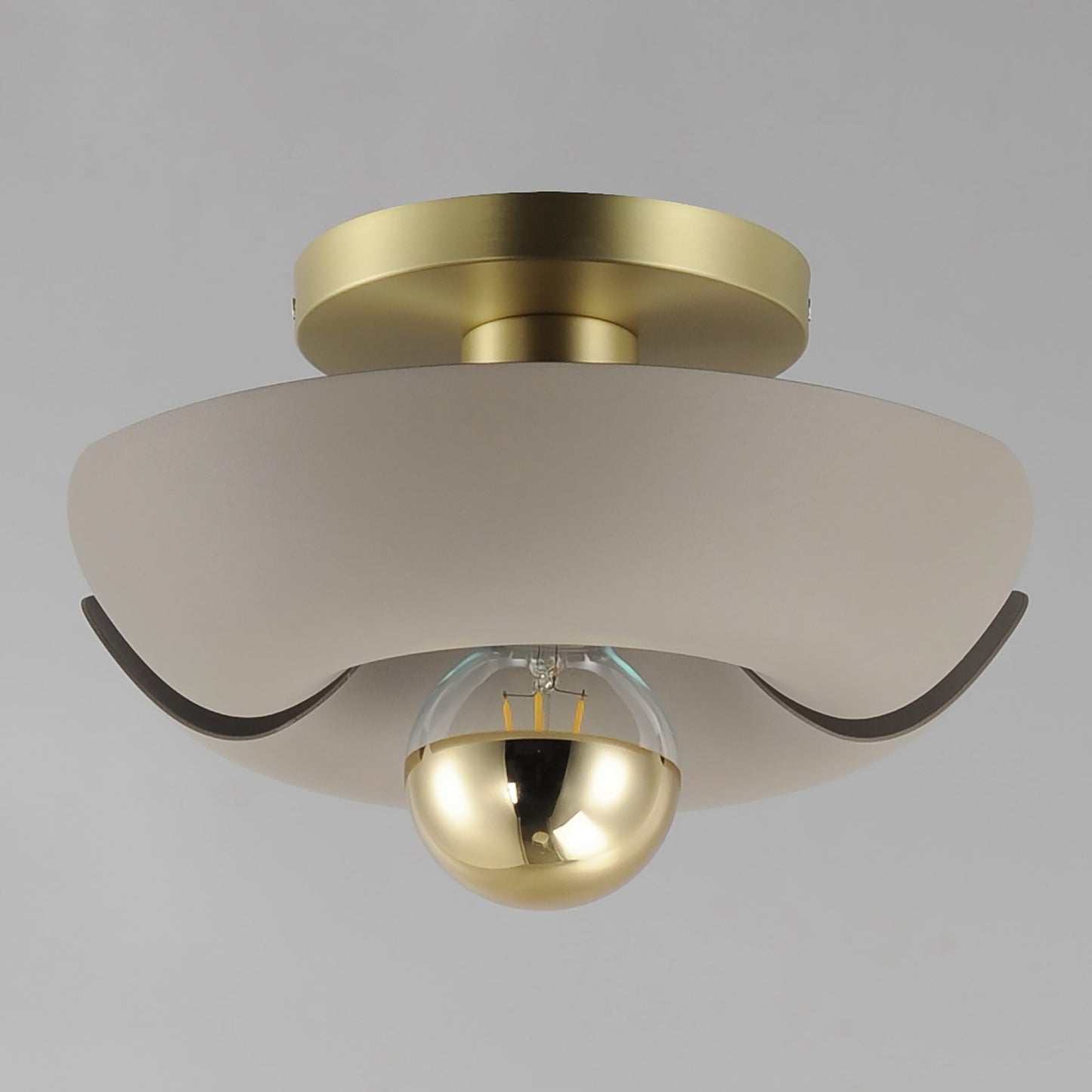 Poppy Flush Mount Ceiling Light in Detail.