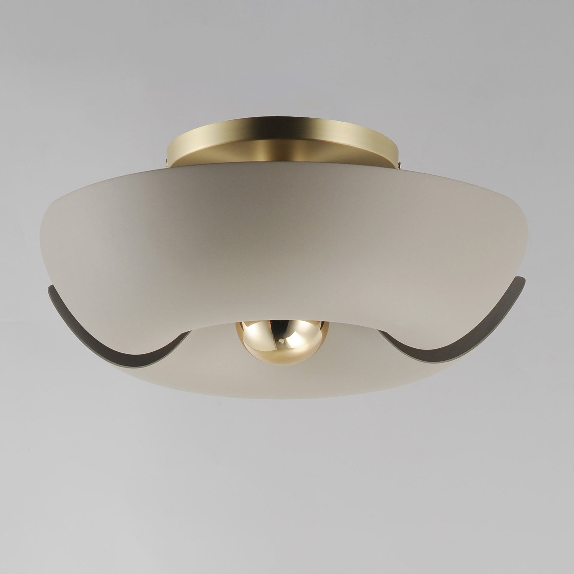 Poppy Flush Mount Ceiling Light in Detail.