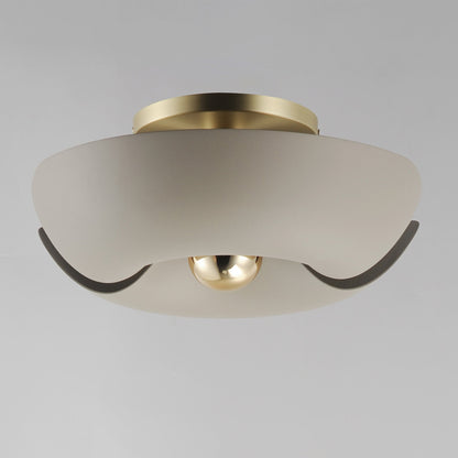 Poppy Flush Mount Ceiling Light in Detail.