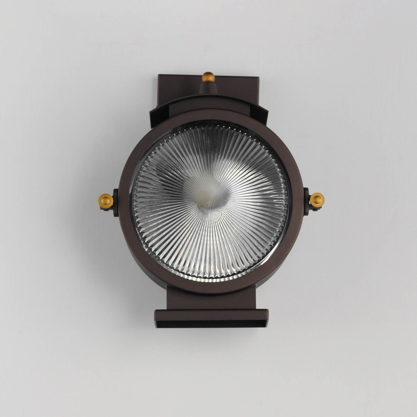 Portside Round Outdoor Wall Light in Detail.