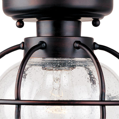 Portsmouth Outdoor Flush Mount Ceiling Light in Detail.