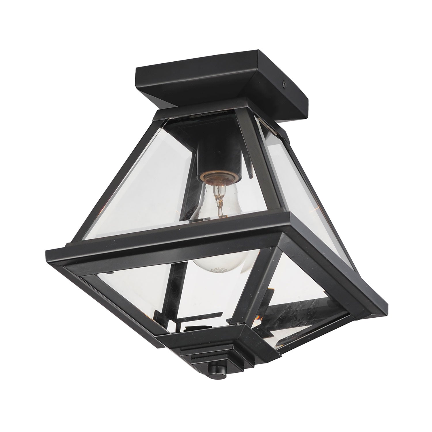 Prism Outdoor Flush Mount Ceiling Light.