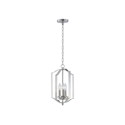 Provident Chandelier in Satin Nickel (3-Light).