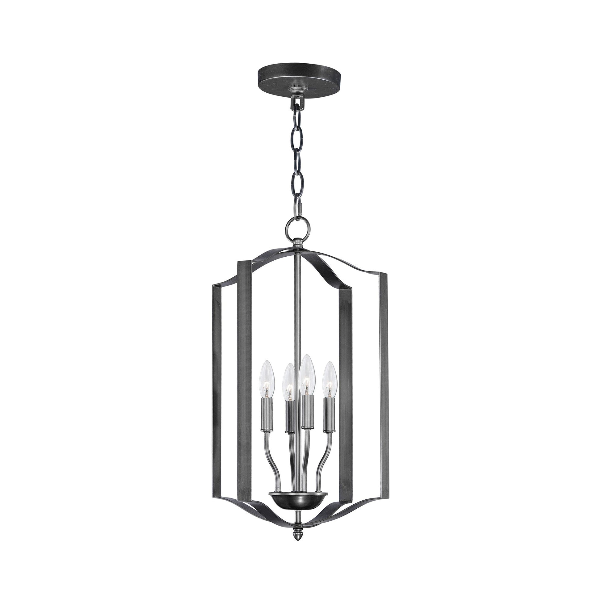Provident Chandelier in Black (4-Light).