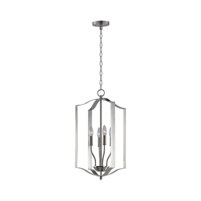 Provident Chandelier in Satin Nickel (4-Light).