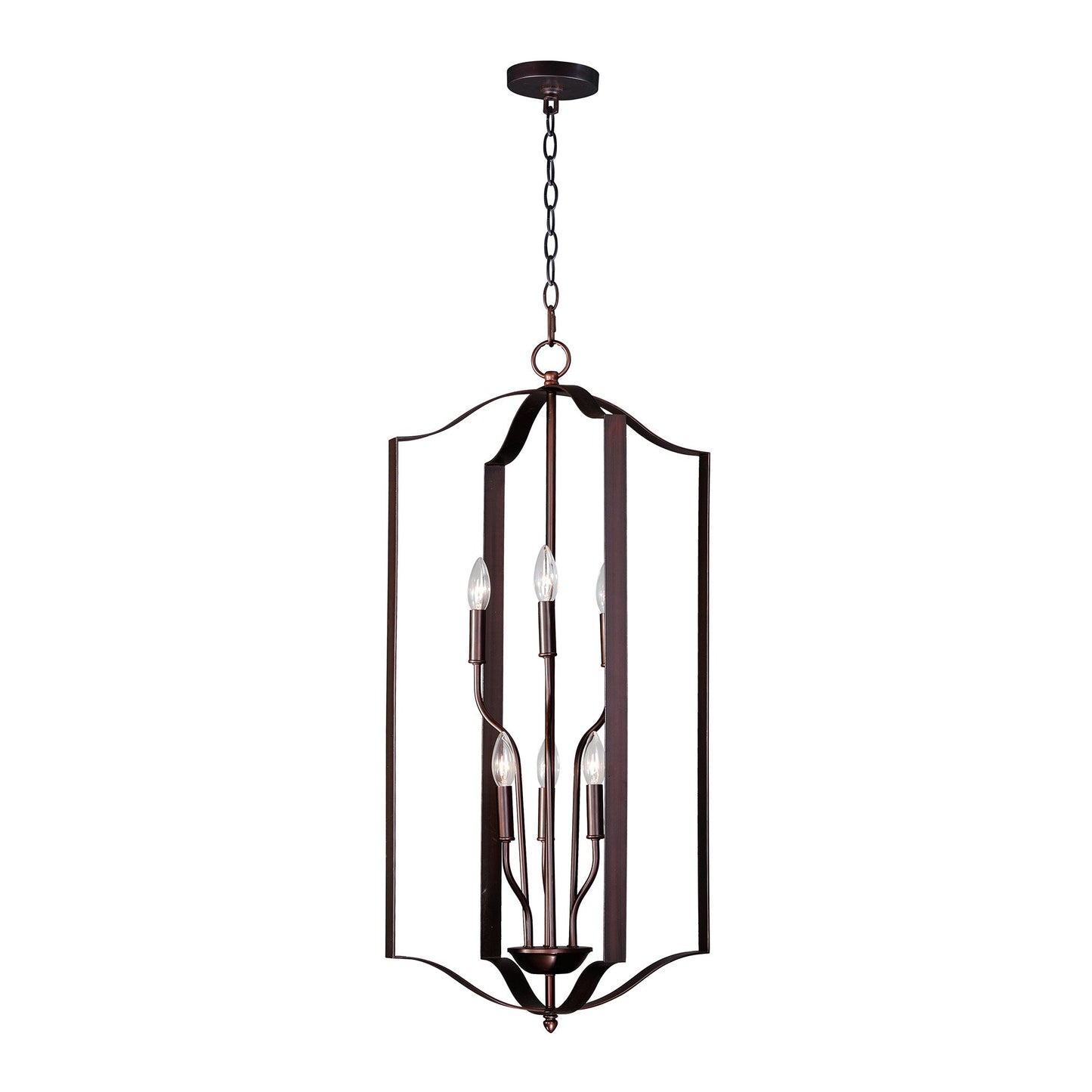 Provident Chandelier in Oil Rubbed Bronze (6-Light).