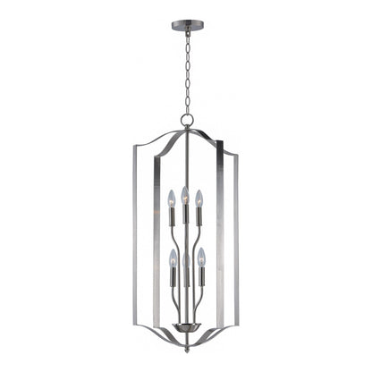 Provident Chandelier in Satin Nickel (6-Light).