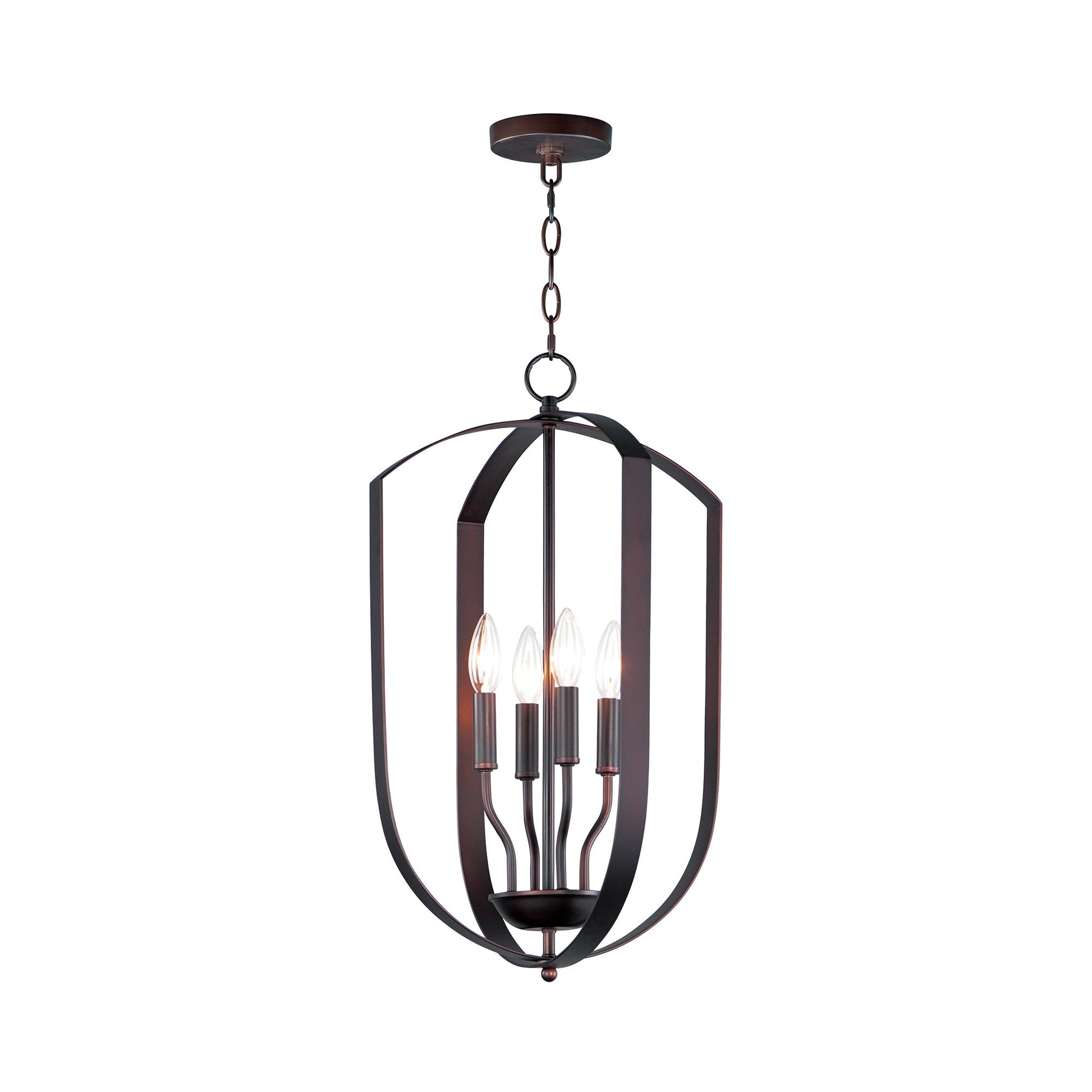 Provident Tier Chandelier in Oil Rubbed Bronze (4-Light).