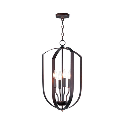 Provident Tier Chandelier in Oil Rubbed Bronze (4-Light).