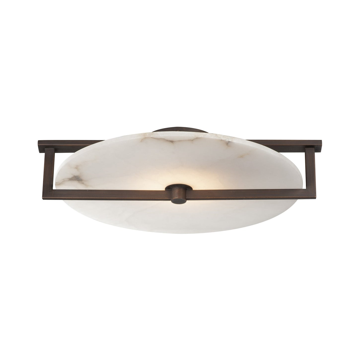 Quarry LED Ceiling / Wall Light in Dark Bronze.