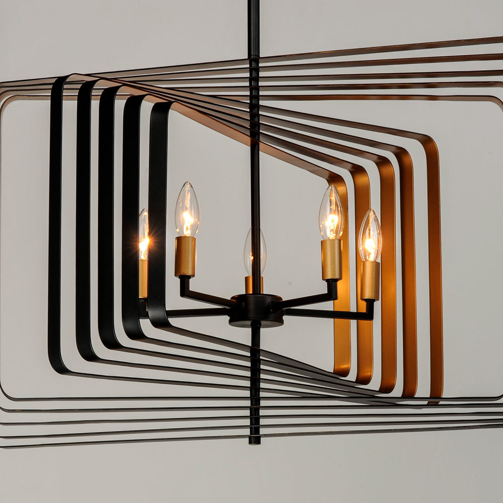 Radial Pendant Light in Detail.