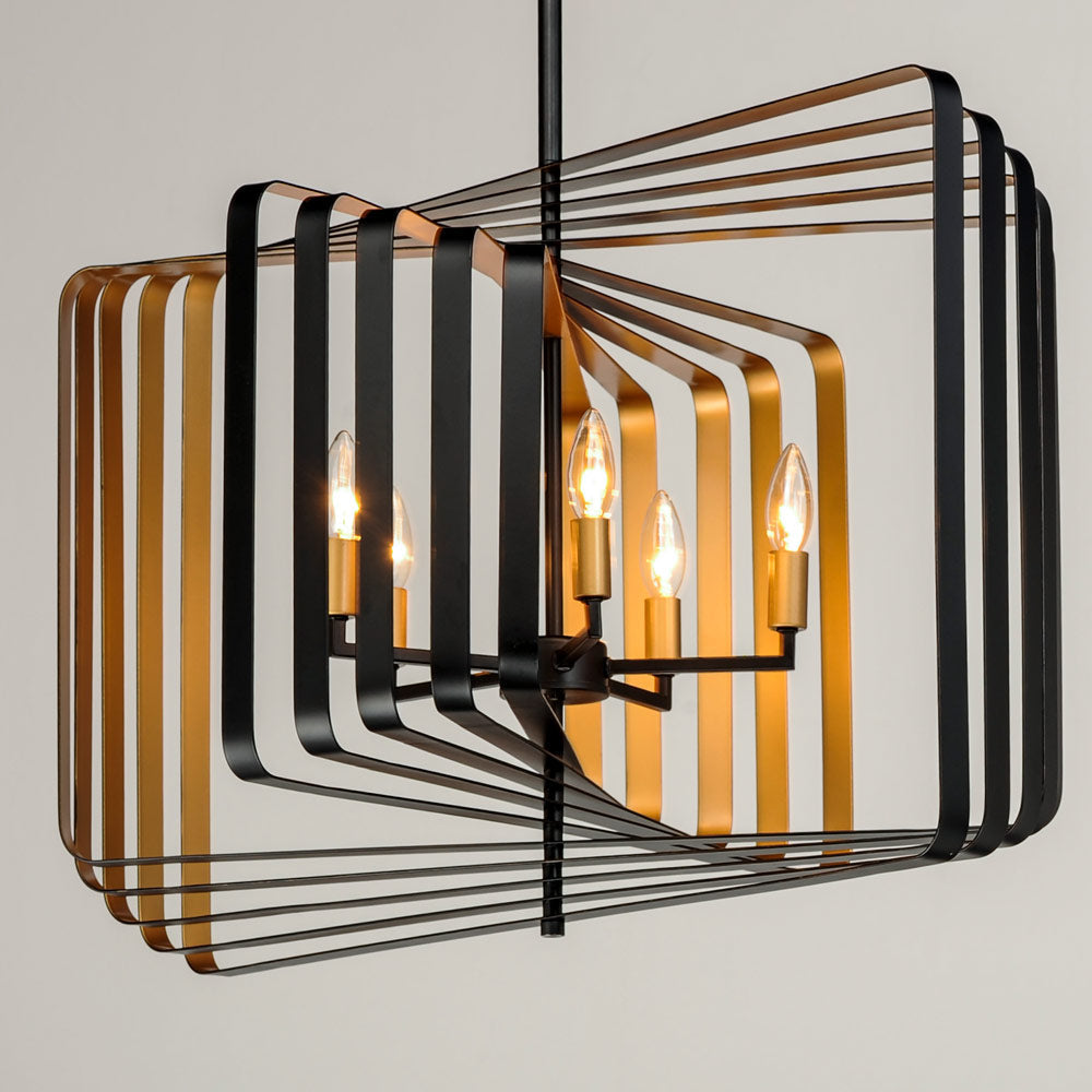 Radial Pendant Light in Detail.