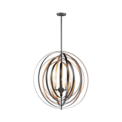 Radial Ring Pendant Light.