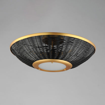 Rattan Ceiling / Wall Light in Detail.