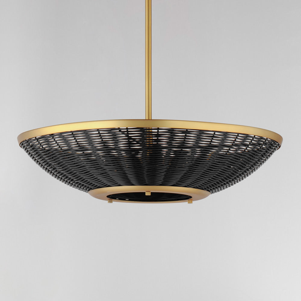 Rattan Pendant Light in Detail.