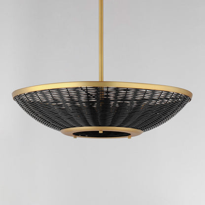 Rattan Pendant Light in Detail.