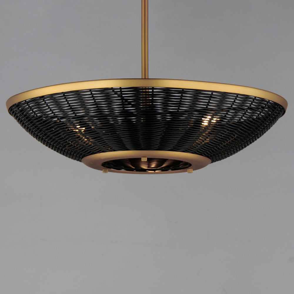 Rattan Pendant Light in Detail.