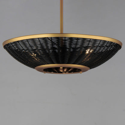 Rattan Pendant Light in Detail.