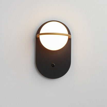 Revolve Globe Wall Light in Detail.