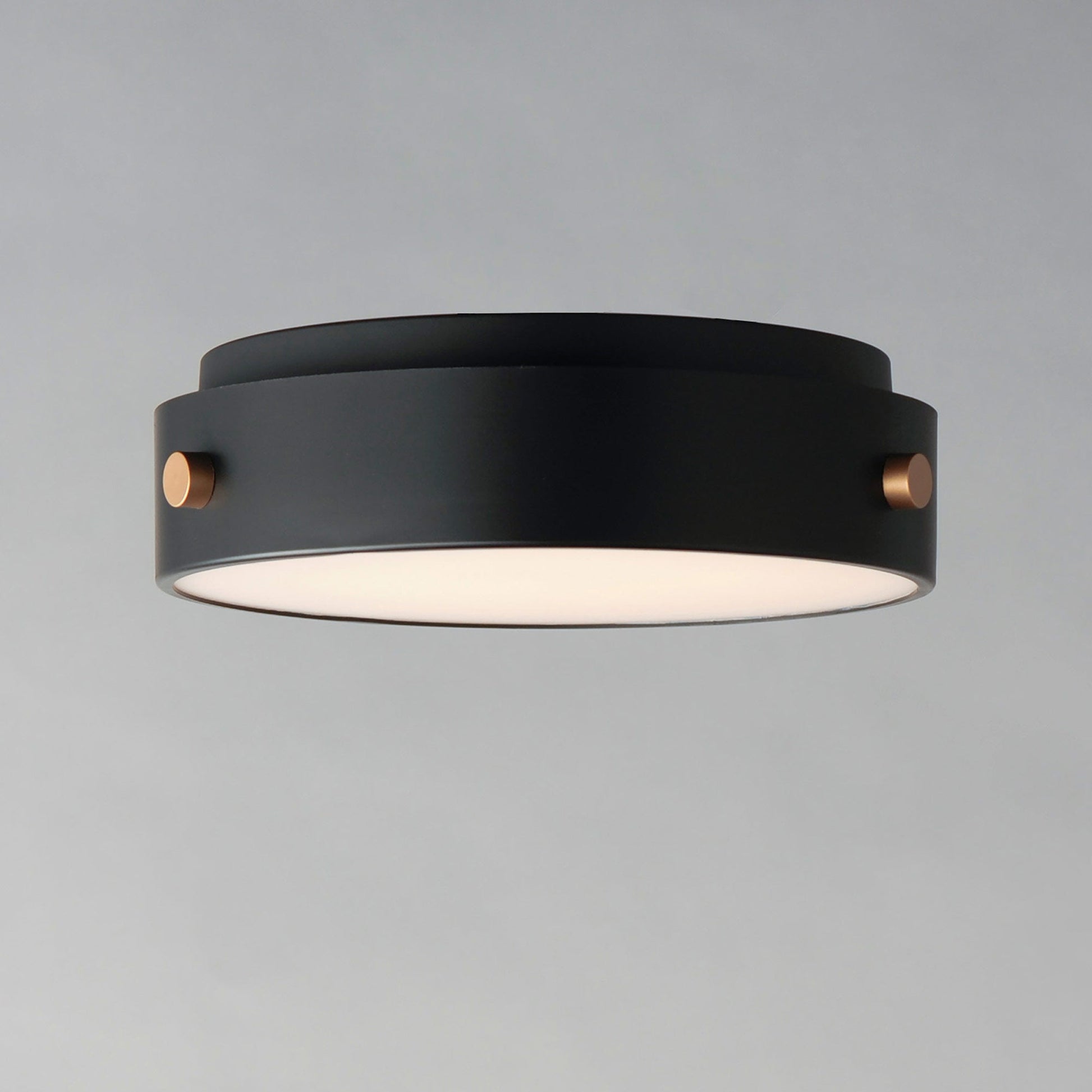 Rivet Outdoor LED Flush Mount Ceiling Light in Detail.