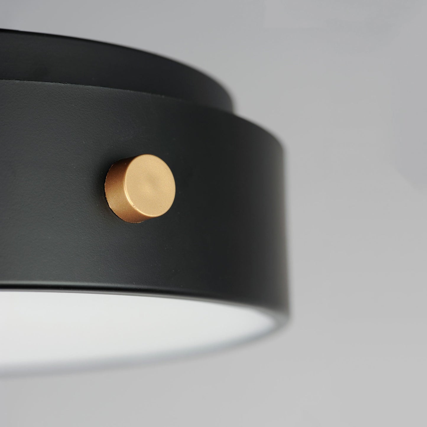 Rivet Outdoor LED Flush Mount Ceiling Light in Detail.