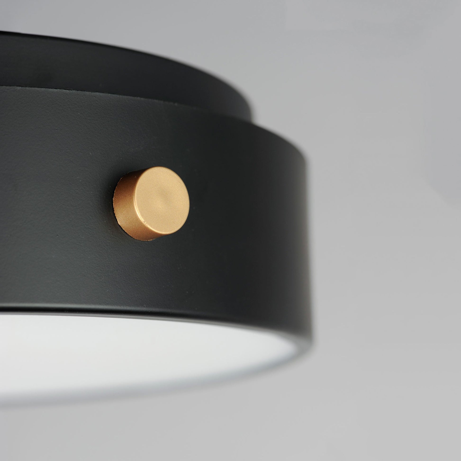 Rivet Outdoor LED Flush Mount Ceiling Light in Detail.