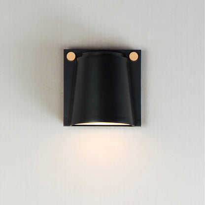 Rivet Outdoor LED Wall Light in Detail.