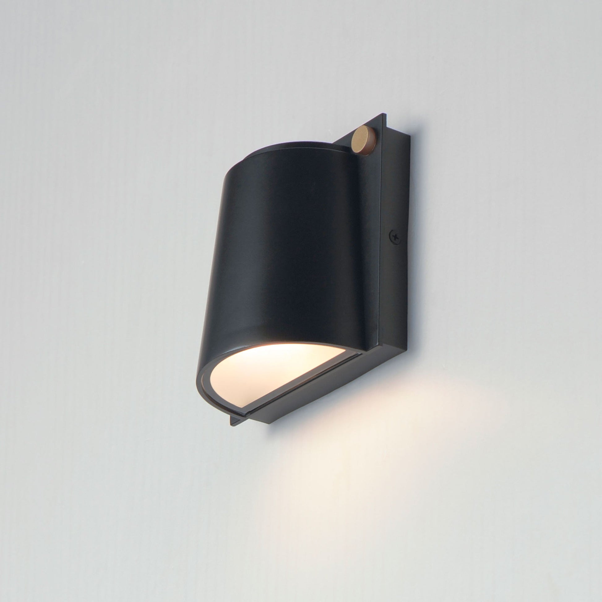 Rivet Outdoor LED Wall Light in Detail.