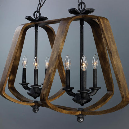 Road House Chandelier in Detail.