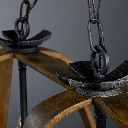 Road House Chandelier in Detail.