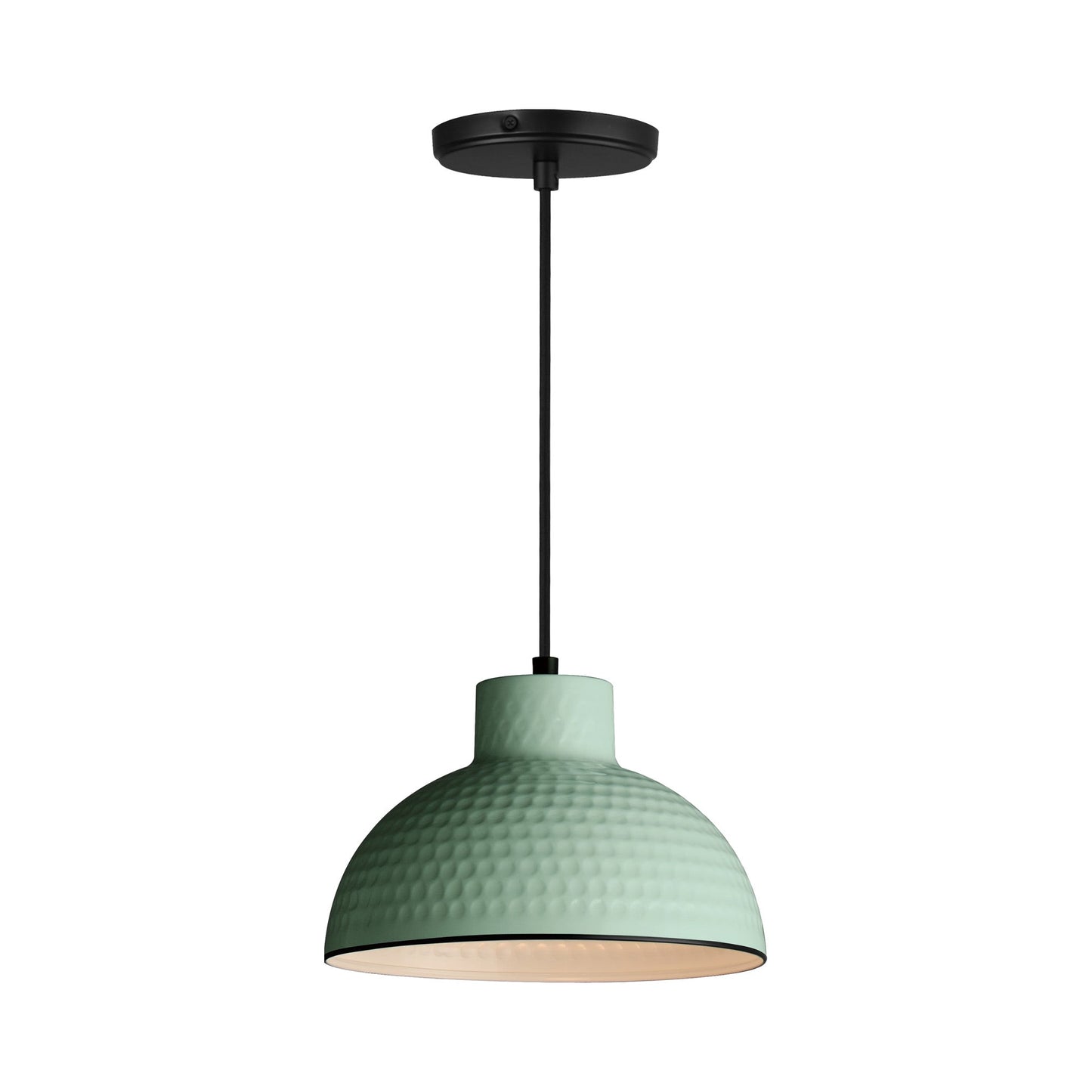 Rockport Pendant Light in Sage Green (10-Inch).
