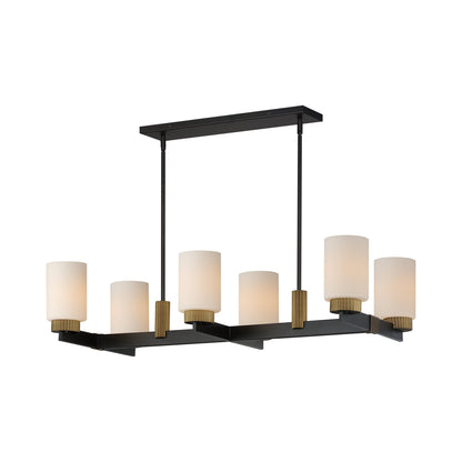 Ruffles Linear Chandelier.