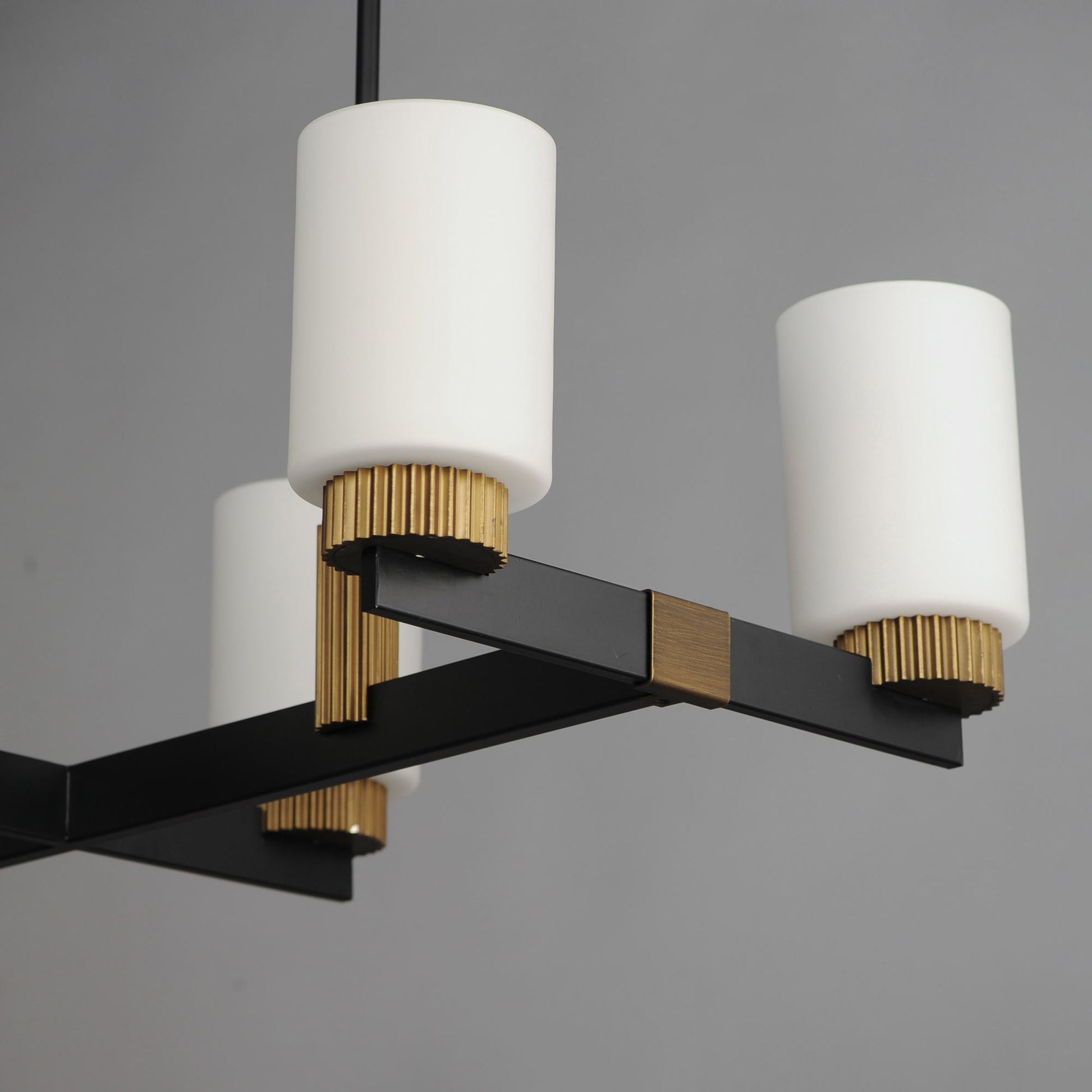 Ruffles Linear Chandelier in Detail.