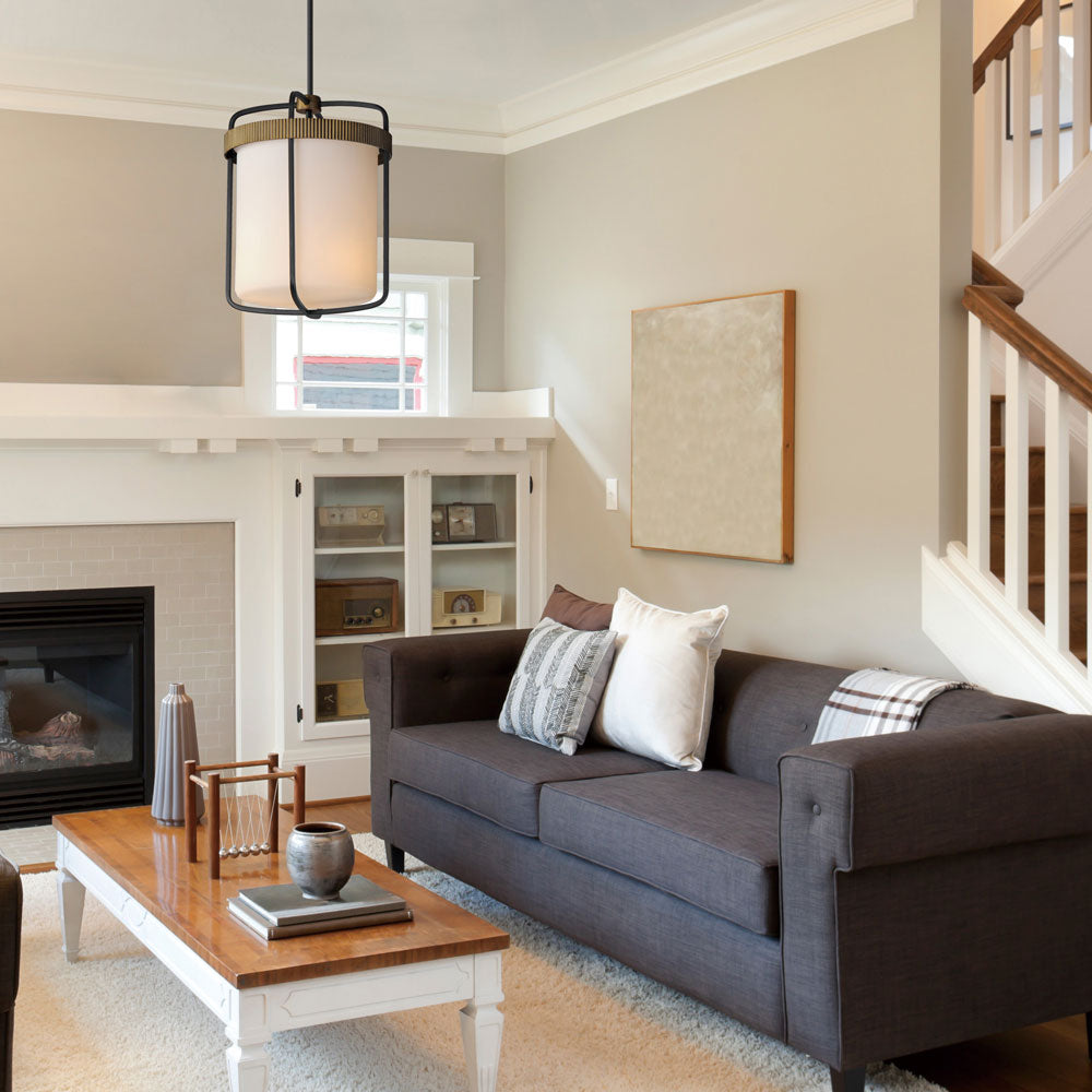 Ruffles Pendant Light living room.