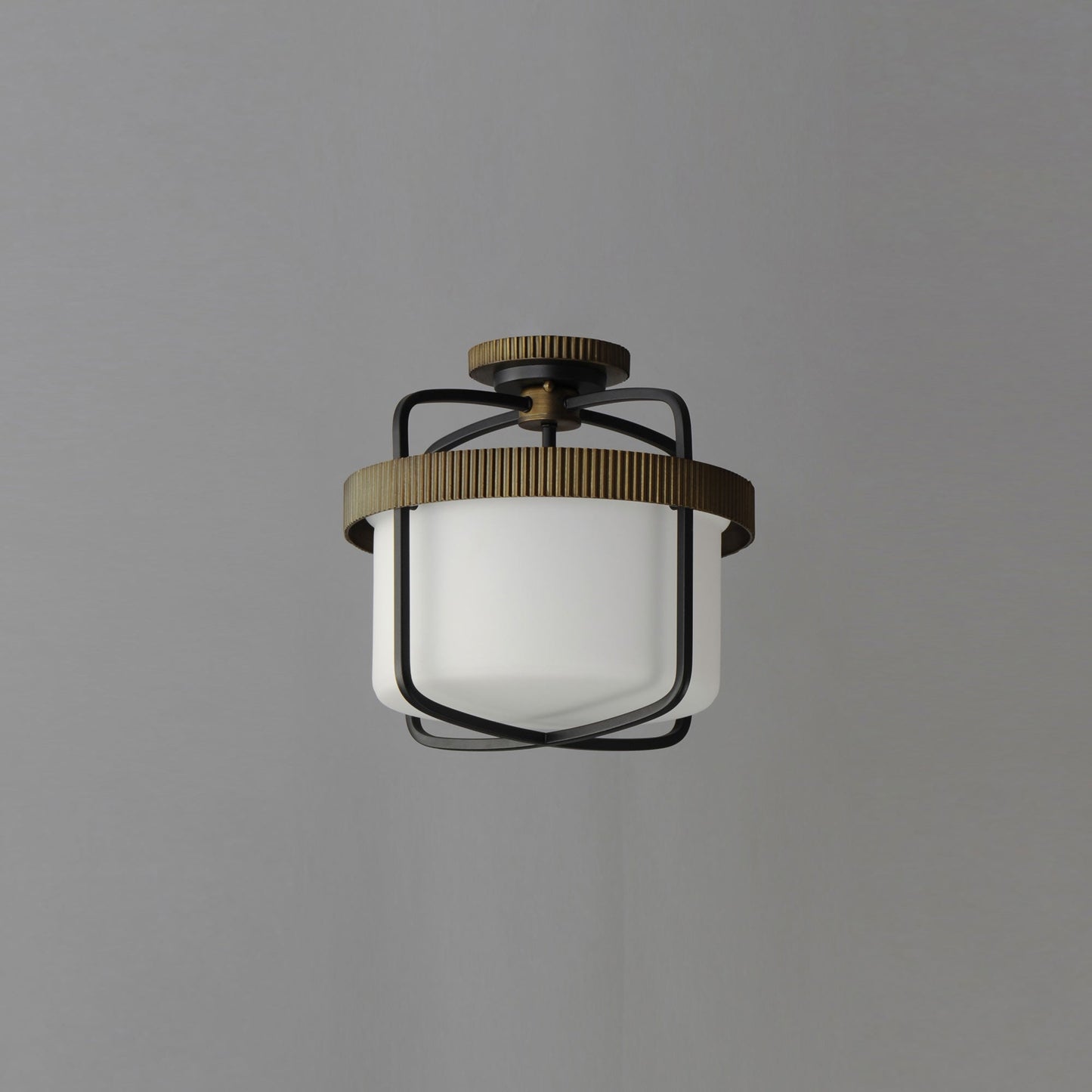 Ruffles Semi Flush Mount Ceiling Light in Detail.