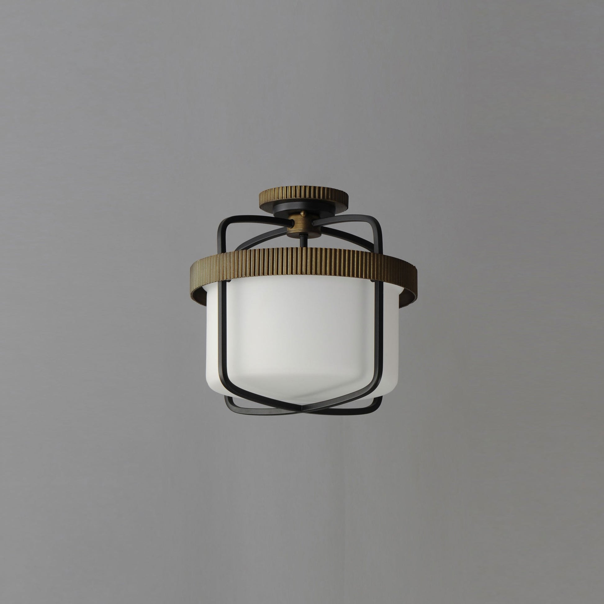 Ruffles Semi Flush Mount Ceiling Light in Detail.