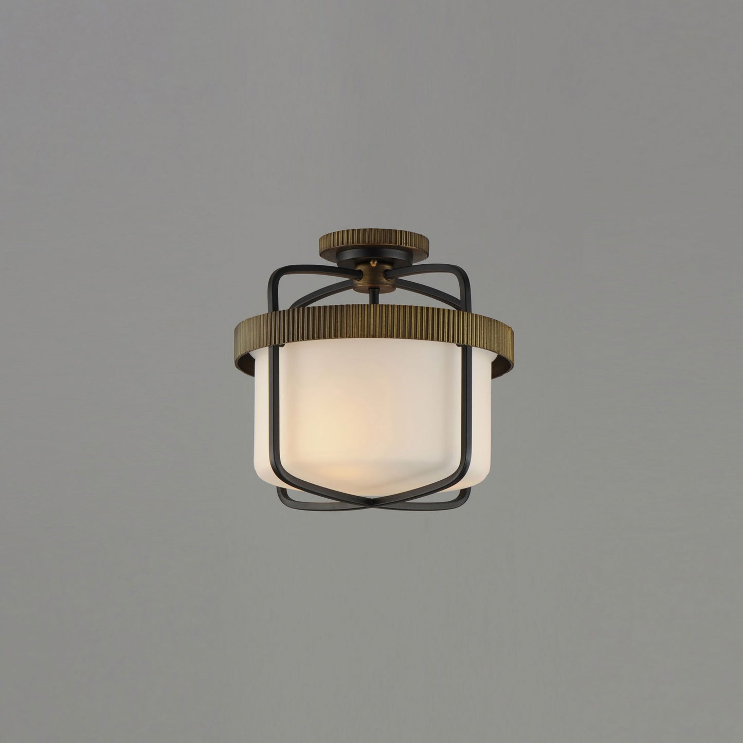 Ruffles Semi Flush Mount Ceiling Light in Detail.