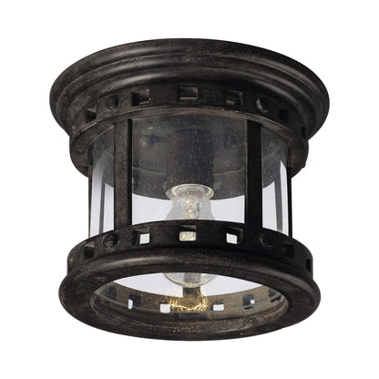 Santa Barbara Outdoor Flush Mount Ceiling Light.