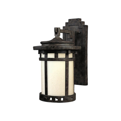 Santa Barbara Outdoor Wall Light (13-Inch/Mocha/Die Cast Aluminum).