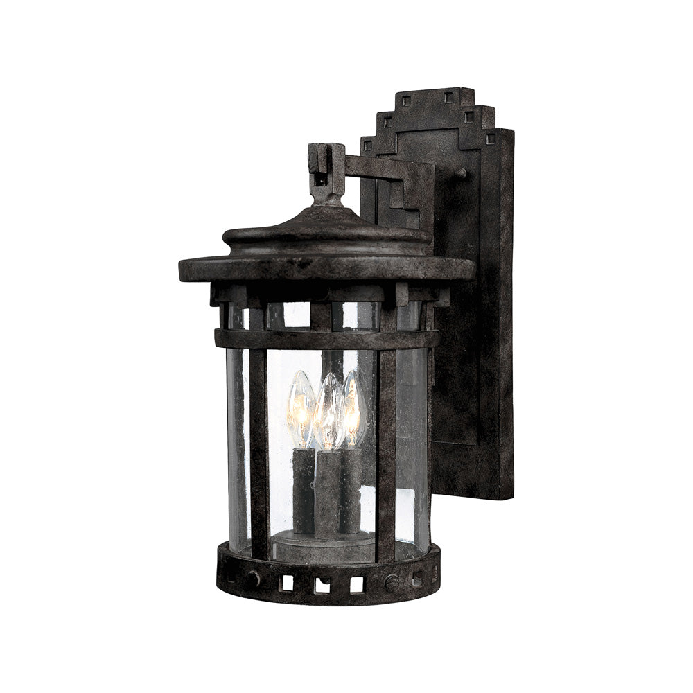 Santa Barbara Outdoor Wall Light (16-Inch/Seedy/Die Cast Aluminum).