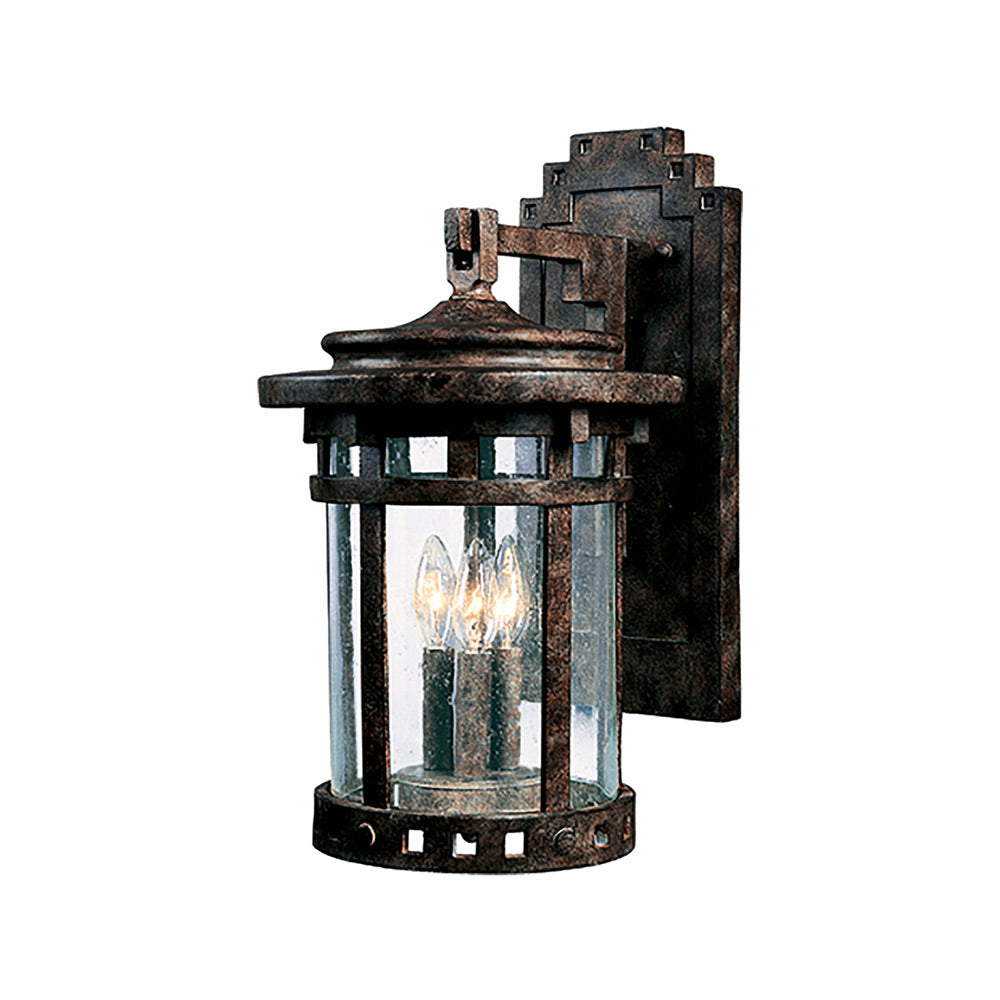 Santa Barbara Outdoor Wall Light (16-Inch/Seedy/Vivex Resin Composite).