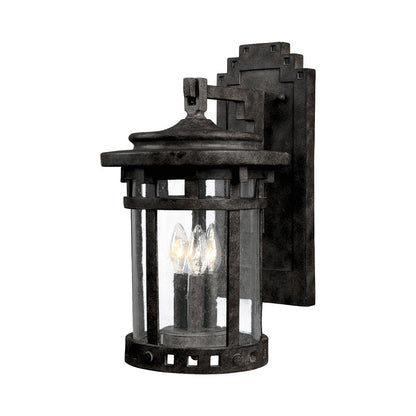Santa Barbara Outdoor Wall Light (20-Inch/Seedy/Die Cast Aluminum).